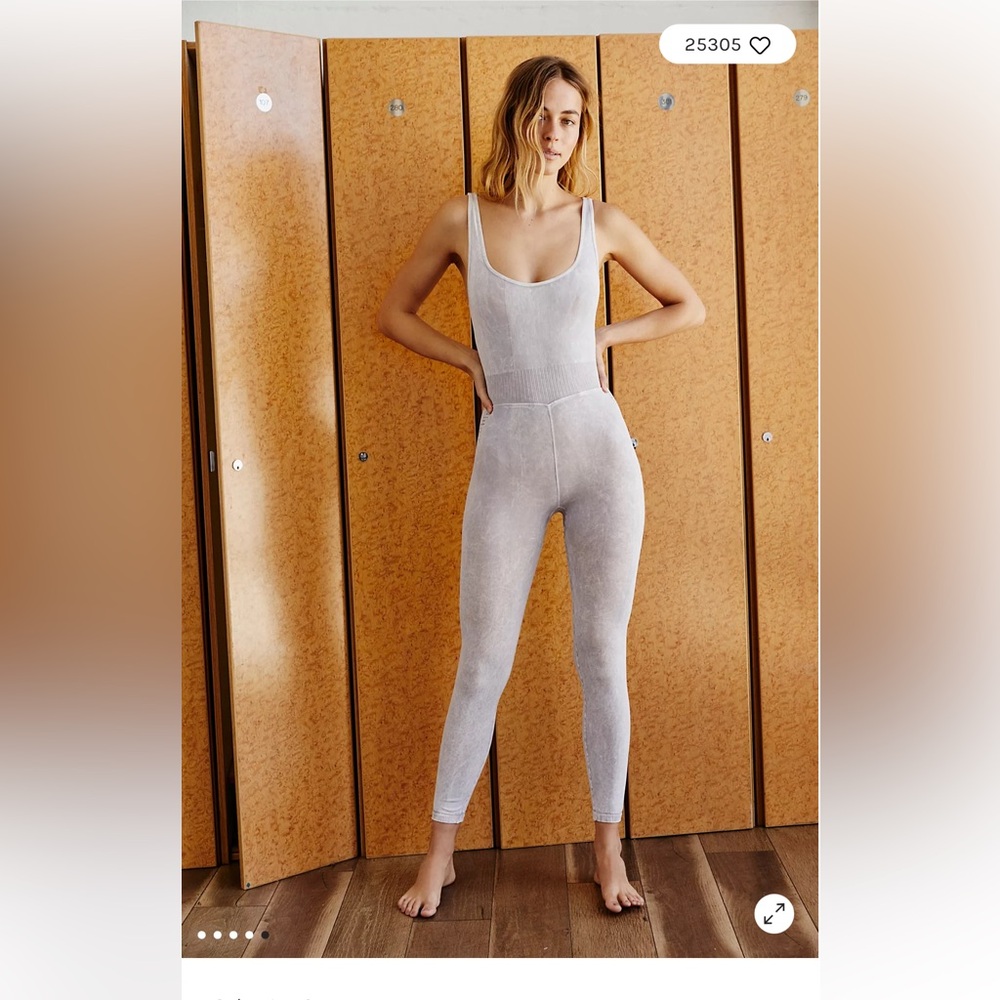 FP Movement Good Karma Onesie Ice Gray Jumpsuit